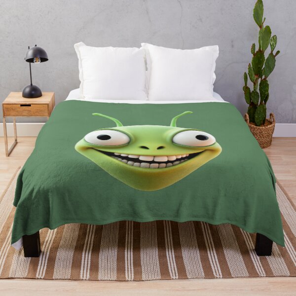 Item preview, Funny Green Alien Smile designed and sold by chicworld2026.