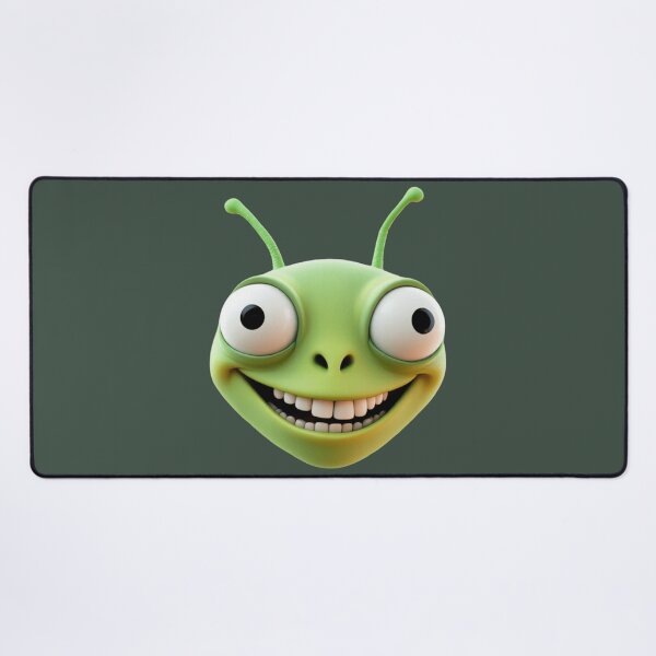 Item preview, Funny Green Alien Smile designed and sold by chicworld2026.