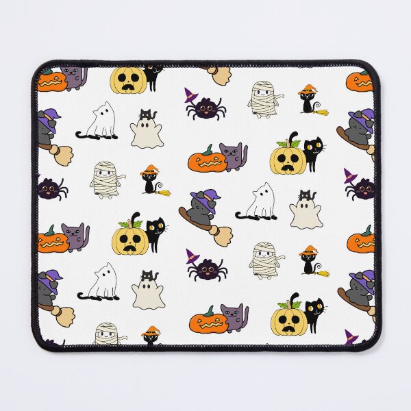 Item preview, Cute Halloween Black Cat Sticker Pack Aesthetic designed and sold by Playful Strokes pom@pom.