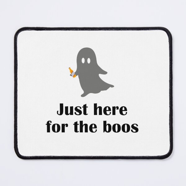 Item preview, Just Here For The Boos Cute Halloween Ghost Pun designed and sold by IannelloDesign.