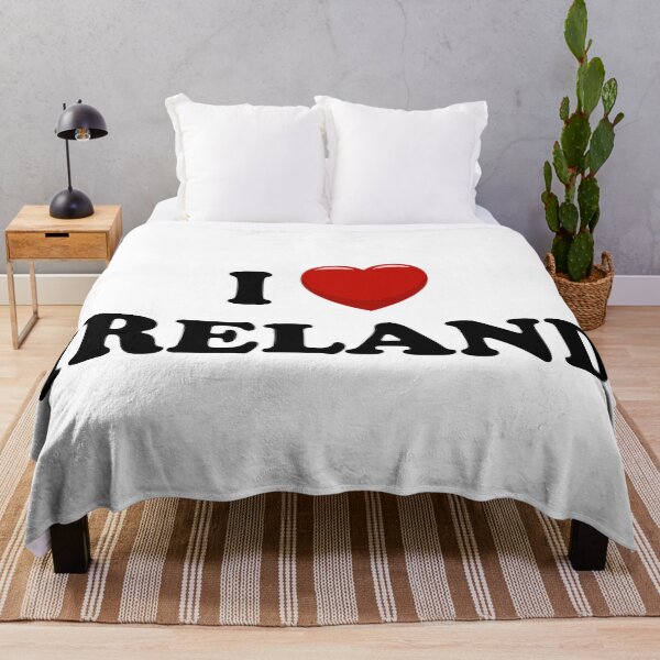 Item preview, I Love Ireland / I Heart Ireland (Black text with red heart) designed and sold by STUDIO-72.