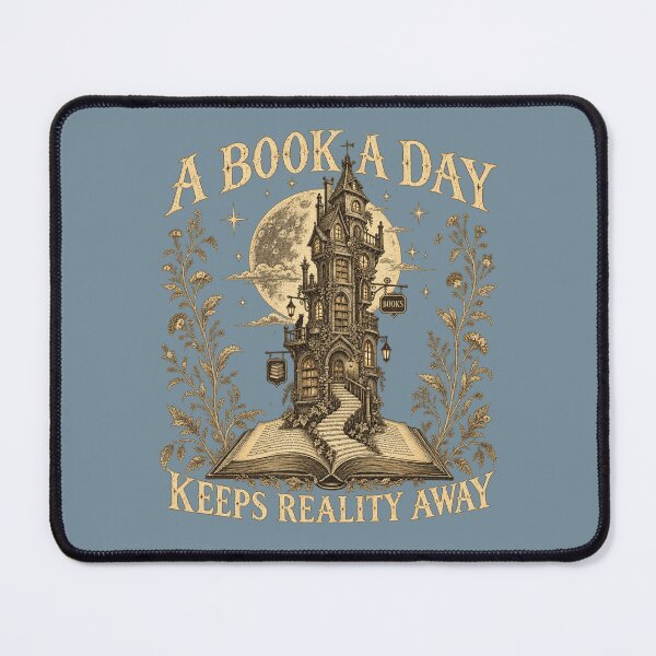 Item preview, Dark Academia Fantasy Bookshop Reader designed and sold by POD DYNASTY | Original Print On Demand T-Shirt Graphics.