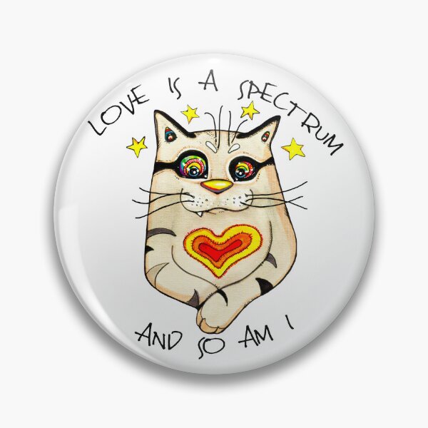 Item preview, Love is a spectrum, and so am I designed and sold by Kiekeboekat.
