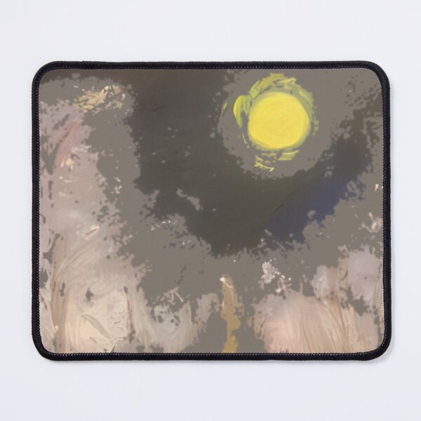Item preview, Moonlit Night Sky Impressionist Landscape Art designed and sold by OilyPainting.