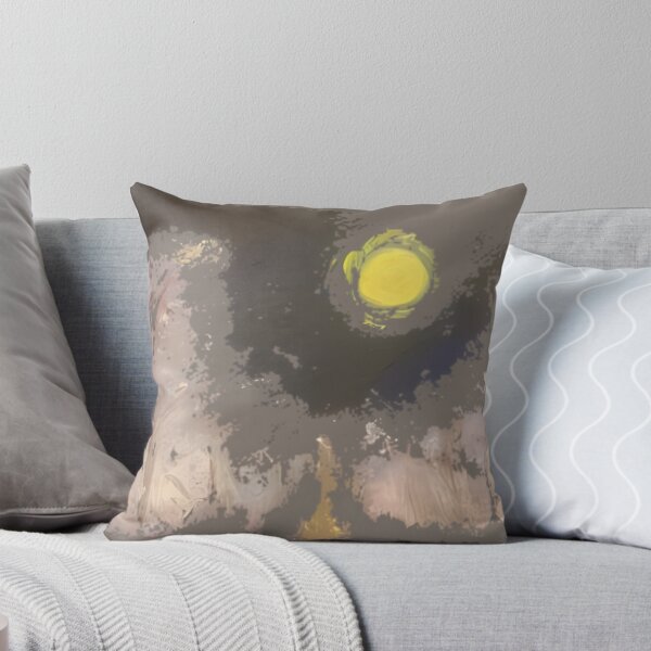 Item preview, Moonlit Night Sky Impressionist Landscape Art designed and sold by OilyPainting.