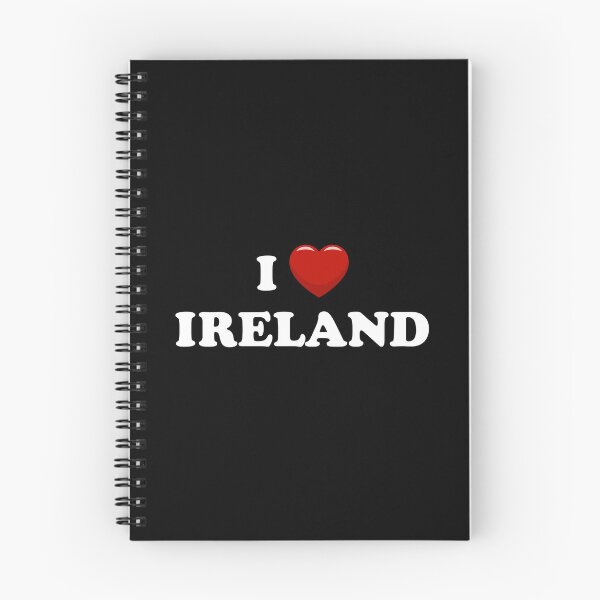 Item preview, I Love Ireland / I Heart Ireland (White text with red heart) designed and sold by STUDIO-72.