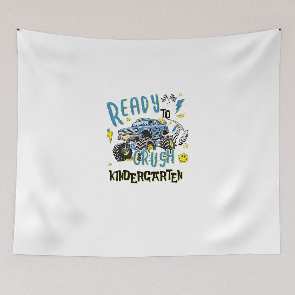 Item preview, Blue Monster Truck Ready To Crush Kindergarten Back to School designed and sold by goulditeggeb.