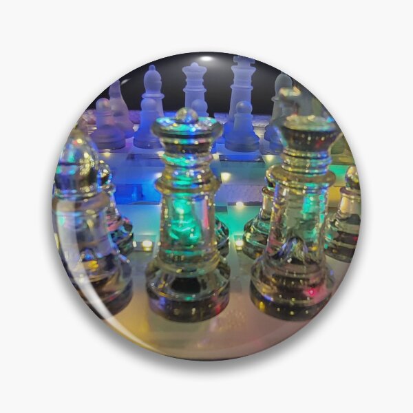 Item preview, Glas Chess Set with Colorful LED Glow designed and sold by ObjectAndNature.