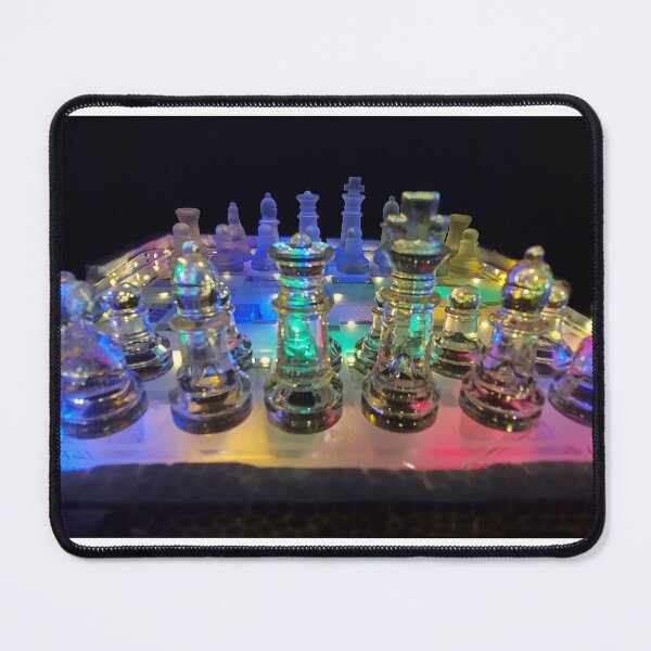 Item preview, Glas Chess Set with Colorful LED Glow designed and sold by ObjectAndNature.