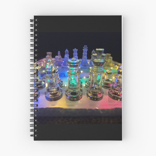 Item preview, Glas Chess Set with Colorful LED Glow designed and sold by ObjectAndNature.