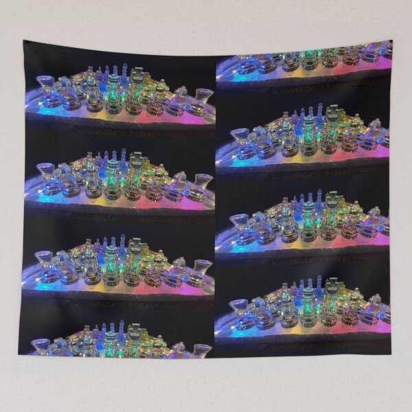 Item preview, Glas Chess Set with Colorful LED Glow designed and sold by ObjectAndNature.