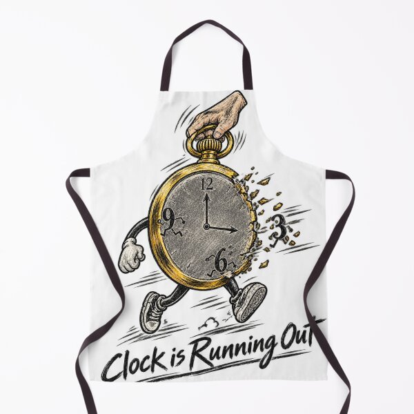 Item preview, Clock Is Running Out - Surreal Running Pocket Watch designed and sold by Falcon X.