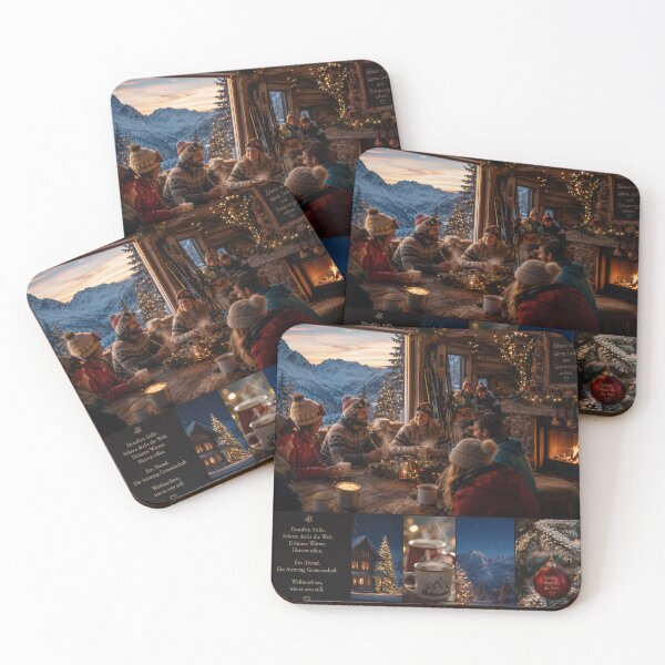 Item preview, Cozy Winter Cabin Glow designed and sold by FotoworldEdel.