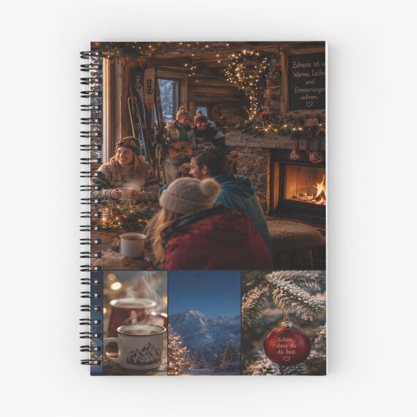 Item preview, Cozy Winter Cabin Glow designed and sold by FotoworldEdel.