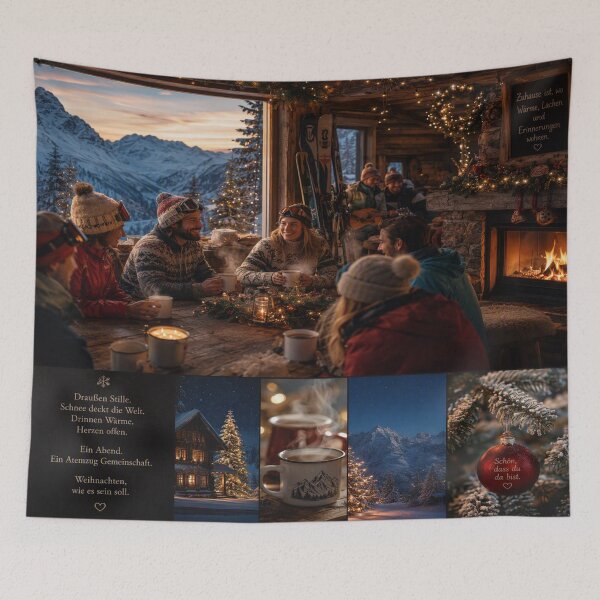 Item preview, Cozy Winter Cabin Glow designed and sold by FotoworldEdel.