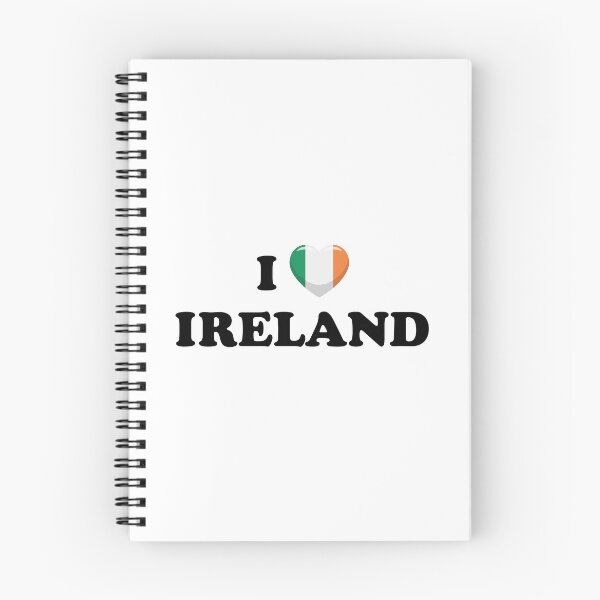 Item preview, I Love Ireland / I Heart Ireland (Black text with flag heart) designed and sold by STUDIO-72.