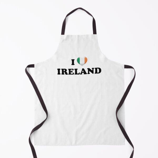 Item preview, I Love Ireland / I Heart Ireland (Black text with flag heart) designed and sold by STUDIO-72.