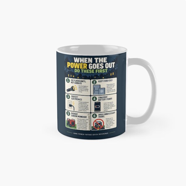 Item preview, Power Outage Safety Checklist – Home Emergency Preparedness Quick Reference designed and sold by astersgraphics.
