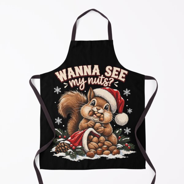 Item preview, Wanna See My Nuts Funny Christmas Squirrel designed and sold by roni-harbor.