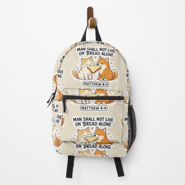 Item preview, Matthew 4:4 Man Shall Not Live On Bread Alone designed and sold by plushism.