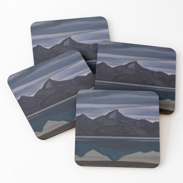 Item preview,  mirrored mountain south greenland 1929 by Rockwell Kent - Rockwell kent paintings designed and sold by namikikkik.