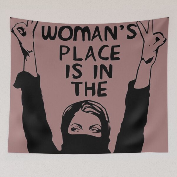 Item preview, Poster A Woman's Place Is In The Revolution - Feminist designed and sold by Geraldineromero.