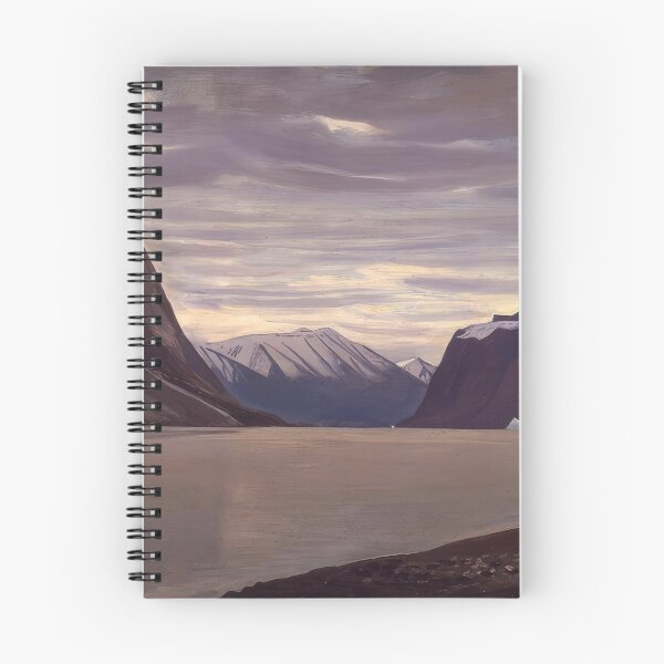 Item preview, north greenland fiord gray day 1933 by Rockwell Kent - Rockwell kent paintings designed and sold by namikikkik.