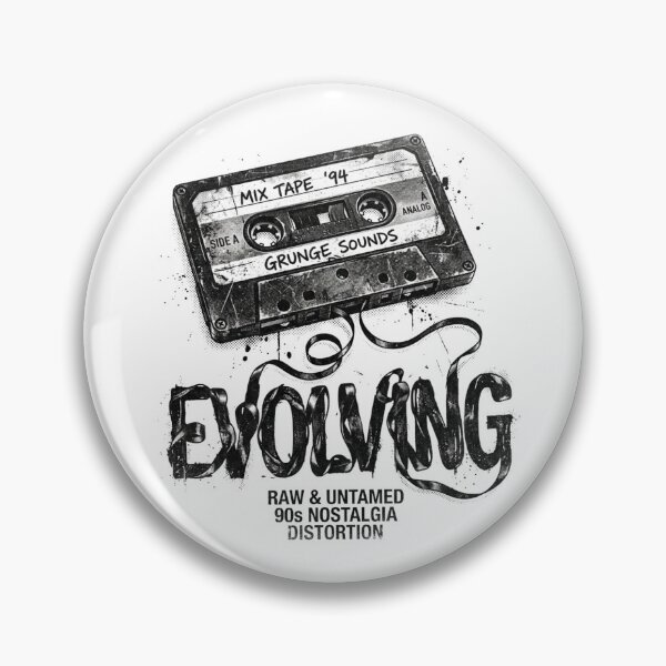 Item preview, Evolving Grunge Sounds - Retro 90s Cassette Tape Vintage Music designed and sold by Sanan Israyilli.