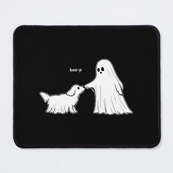 Item preview, Boo-p Ghost Booping Dog Cute Halloween Art designed and sold by OlyvieArt.