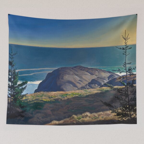 Item preview, young spruces maine coast 1955 1 by Rockwell Kent - Rockwell kent paintings designed and sold by namikikkik.