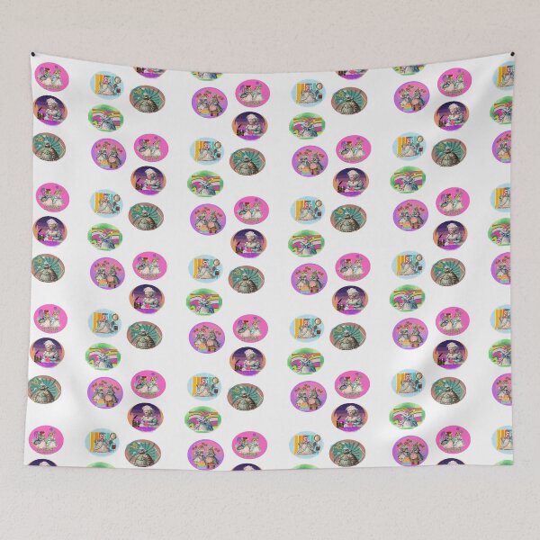 Item preview, Little Mice And Grannies Stickers designed and sold by lindseywomack.