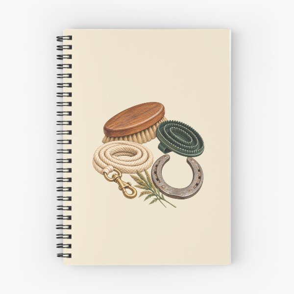 Item preview, Vintage Horse Grooming Kit - Rustic Stable Life designed and sold by Glottopia.