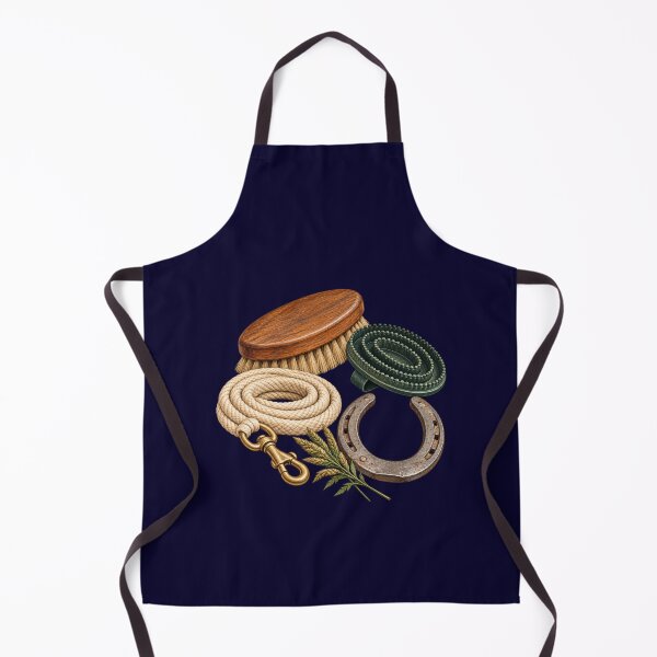 Item preview, Vintage Horse Grooming Kit - Rustic Stable Life designed and sold by Glottopia.