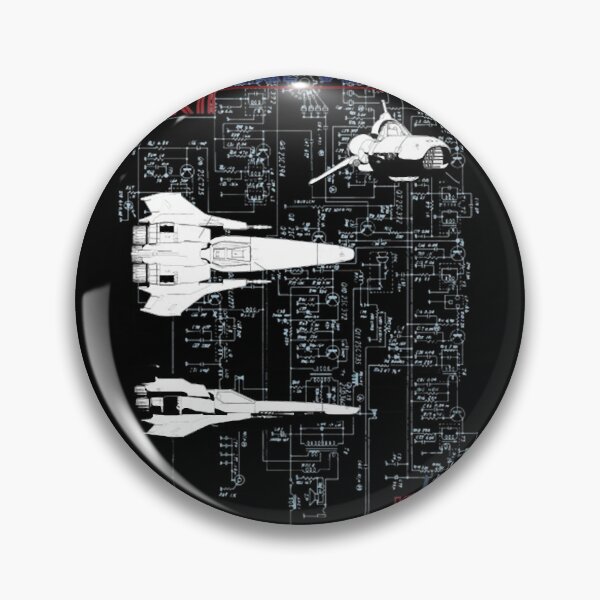 Item preview, Retro Sci Fi Spaceship Technical Blueprint Schematic designed and sold by goulditeggeb.
