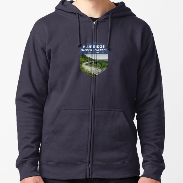 Blue Ridge National Parkway Zipped Hoodie