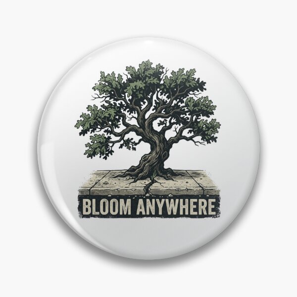 Item preview, Bloom Anywhere - Vintage Oak Tree Growing From Concrete Art designed and sold by Sanan Israyilli.