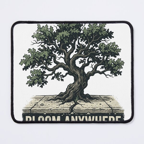 Item preview, Bloom Anywhere - Vintage Oak Tree Growing From Concrete Art designed and sold by Sanan Israyilli.
