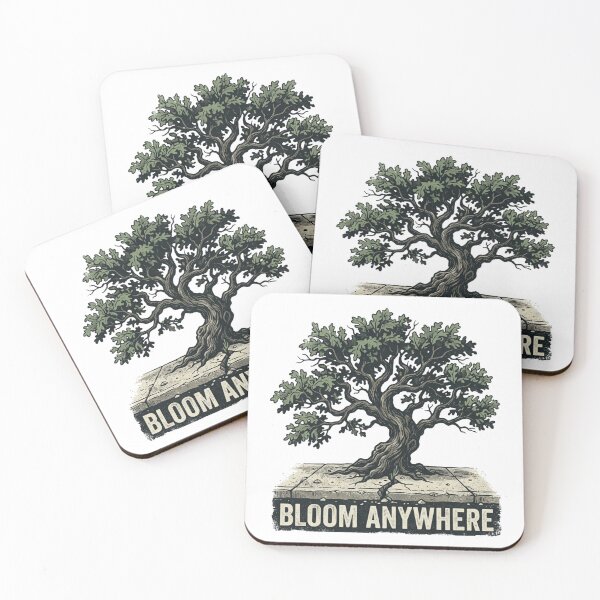 Item preview, Bloom Anywhere - Vintage Oak Tree Growing From Concrete Art designed and sold by Sanan Israyilli.