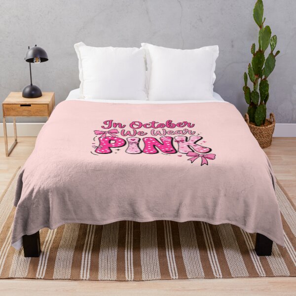 Item preview, In October We Wear Pink designed and sold by dudelinart.