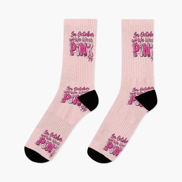 Item preview, In October We Wear Pink designed and sold by dudelinart.