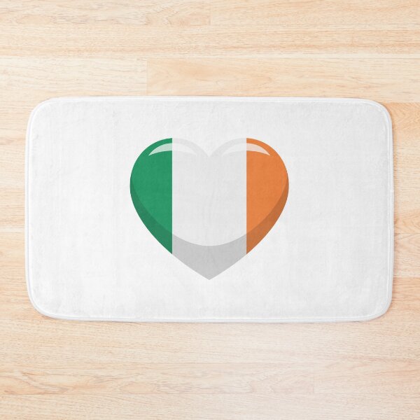 Item preview, Irish Flag Heart / I Love Ireland (On White) designed and sold by STUDIO-72.