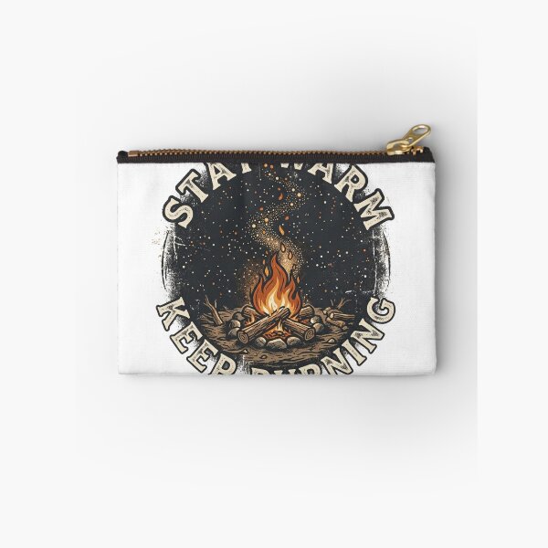 Item preview, Stay Warm Keep Burning - Vintage Campfire Starry Night Art designed and sold by Sanan Israyilli.