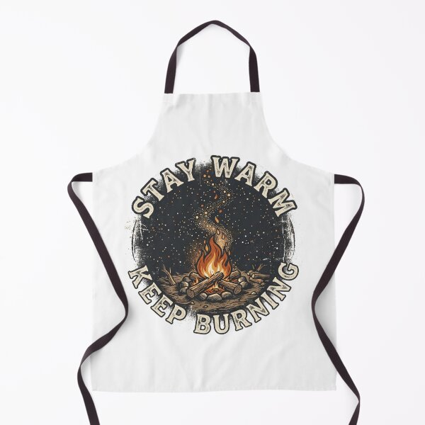 Item preview, Stay Warm Keep Burning - Vintage Campfire Starry Night Art designed and sold by Sanan Israyilli.