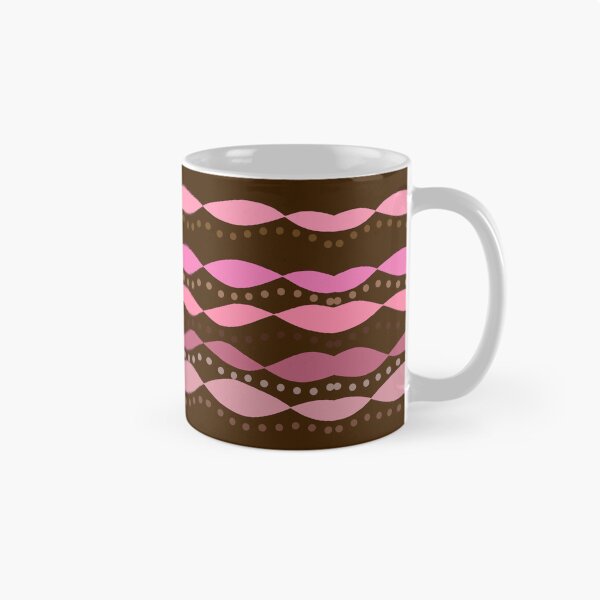Item preview, Pink Twisted Stripes and Brown Dots designed and sold by JaygiesDesign.