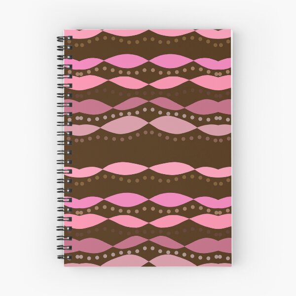 Item preview, Pink Twisted Stripes and Brown Dots designed and sold by JaygiesDesign.