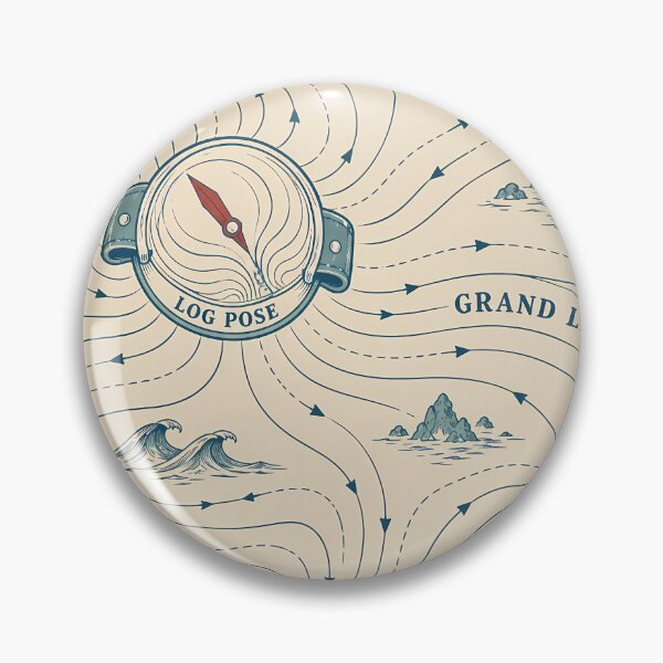 Item preview, Log Pose Grand Line Pattern designed and sold by agearb.