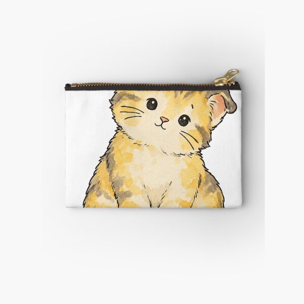 Item preview, Kawaii Yellow Kitten with a Playful Head Tilt designed and sold by Jessie's Palette.