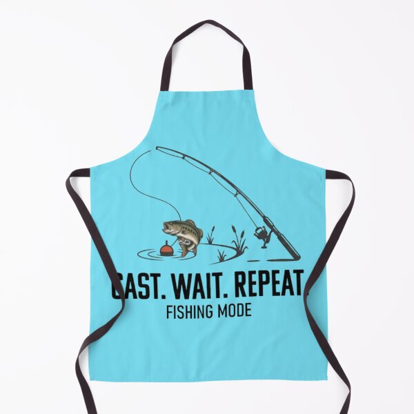Aperçu de l'œuvre Cast Wait Repeat - Vintage Fishing Angler Outdoor créée et vendue par Salma.Store.