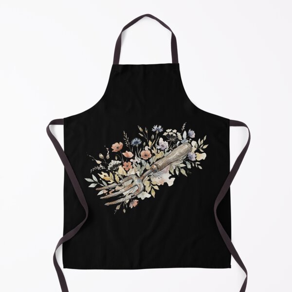 Item preview, Vintage Garden Fork Wildflower Floral Botanical Art designed and sold by bvdesignart.