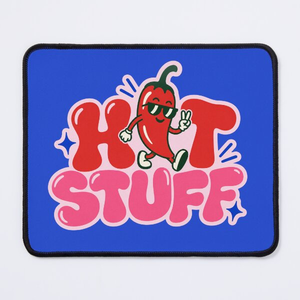 Item preview, Hot Stuff Cute Chili Pepper Retro Food Graphic designed and sold by NonnaWorks.